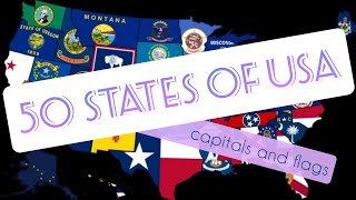 50 states of the United States / Capital and Flag