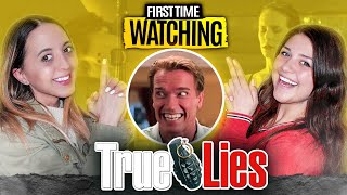 TRUE LIES * First Time Watching REACTION ! ARNOLD is HILARIOUS ! Movie Reaction !