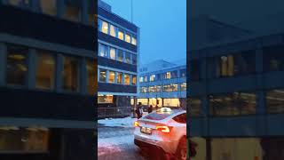 "Tromsø  Norway Snowfall: Stunning Winter Weather"