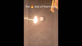 fire test/thermocol/ #1k #trending #viral #shorts @MRINDIANHACKER @CrazyXYZ @MrBeast