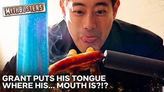 What Actually Happens When You Lick A Frozen Pole? | MythBusters