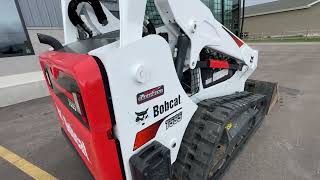 2019 Bobcat T595 track skid steer walk around at Spearfish Equipment.