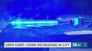 Crime is decreasing in Grand Rapids, according to GRPD Chief Winstrom