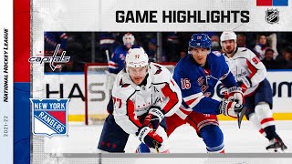 Capitals @ Rangers 4/29 | NHL Highlights 2022