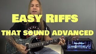 Easy Riffs That Sound Advanced | GuitarZoom.com | Steve Stine