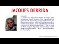 How to Pronounce Jacques Derrida