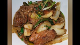 怎样做老挝做法焖鸡肝柠檬草 | How to cook Lao stewed chicken liver with lemongrass