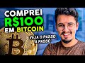 COMO COMPRAR BITCOIN PASSO A PASSO PARA INICIANTES - INVESTI 100 REAIS EM BITCOIN (ATUALIZADO)