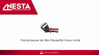 Poinçonneuse de tôle POLYPERFOR trous ronds