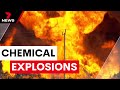 Explosive blaze engulfs Melbourne chemical factory | 7NEWS