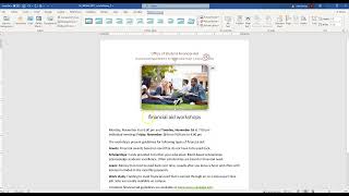 Word Module 01 Project 1a Avery University