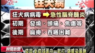 20130725 公視晚間新聞 狂犬咬傷 須同時打疫苗 免疫球蛋白