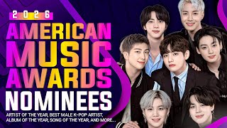 2026 AMAs Nominations | Artist of the Year, Album of the Year and more...