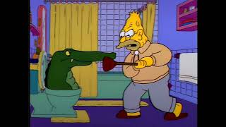 Simpsons - Flushed Gator Down The Toilet (from "Marge In Chains")