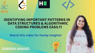 Identifying Important Patterns in Data Structures & Algorithmic Coding Problems to Solve them Faster