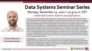 Linked Data Science: Systems and Applications