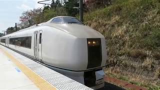 普通列車 元スーパーひたち(651系)富岡行 Jヴィレッジ駅お見送り