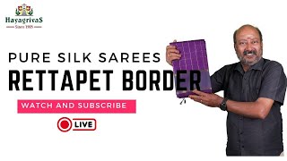 15 mins live with Hayagrivas/ Pure Kanchipattu | Hayagrivas Handloom Silk Sarees #originalsilksarees