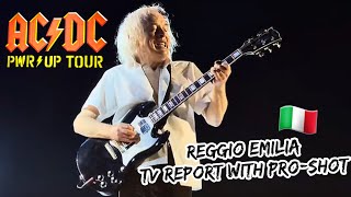 AC/DC live in Reggio Emilia 2024 | TV report with PRO-SHOT material
