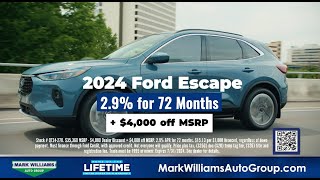 $4,000 off MSRP on New 2024 Ford Escape | Queen City Ford