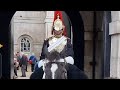 The King's Guard Smiling in Horse Guards, by a friend's visit