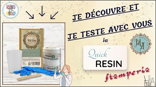 🧪 JE TEST LA QUICK RESIN DE LA MARQUE @Stamperiainternational #resinepoxy @boutiquebricoscrap3413