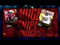 HUGE SNIPE MONTAGE! MADDEN MOBILE 17