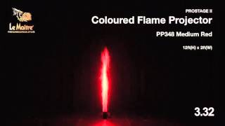 PP348 ProStage II -  Coloured Flame Projector Medium Red