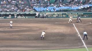 第101回全国高校野球選手権 八戸学院光星 対 海星 3回 光星 原選手のタイムリー