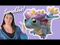 I crocheted Sprinkles the bakery dragon!