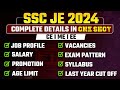 SSC JE 2024 | Syllabus | Job Profile | Salary | Promotion | Complete Details in ONE SHOT