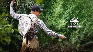 SUPER Small Stream Dry Fly Fishing - Bushwhacking and Bow and Arrow Casting - Code Breaker Angler