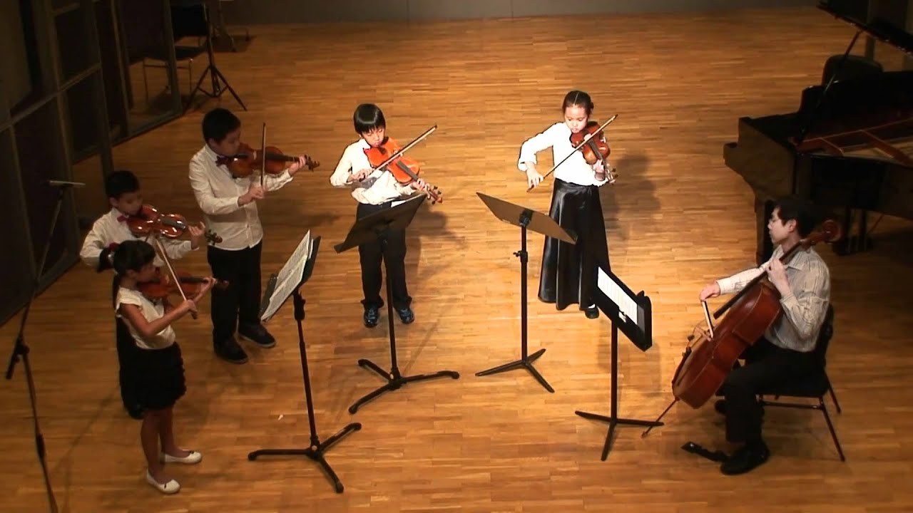 String Ensemble Playing Minuet Trio Youtube