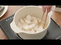 how to make 韓國布帳馬車下的小吃回憶 韓式魚板湯 오뎅탕