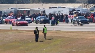 1000HP Nissan GT-R vs 1000HP Chevy Corvette at WannaGOFAST Ocala Florida 2016 Jumbolair