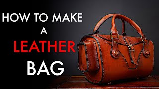 DIY Leather Bag - Tutorial and Pattern Download