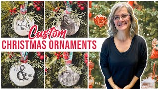 Create Custom Christmas Ornaments With Your Favorite Photos