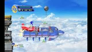 音速小子4 第2章 初見合作實況 Sky Fortress Act 1 [Sonic 4 Episode 2]by紅狐\u0026白狼