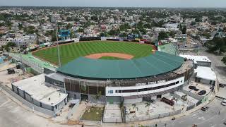 Estadio Tetelo Vargas en sus etapas finales - DJI MAVIC AIR 2