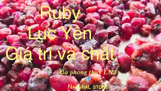 Hướng dẫn phân biệt Ruby Lục Yên với Ruby Phi và giá trị của chúng