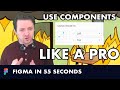 Figma in 55 Seconds: Components Constraints, Figma Tutorial