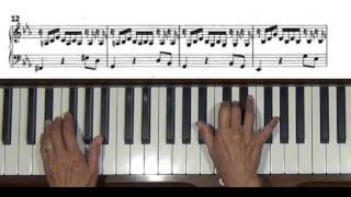 Bach 12 LIttle Preludes in C Minor BWV 999 Piano Tutorial