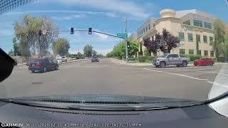 Dashcam - Red Light Runner causes Multi Car Accident -