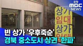 빈 상가 '우후죽순'..경북 중소도시 상권 '한파' (2025.02.11/뉴스투데이/포항MBC)