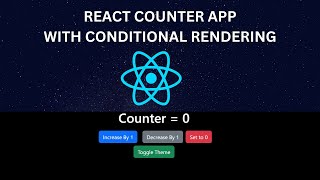 React Counter App with Conditional Rendering | Beginner-Friendly Mini Project