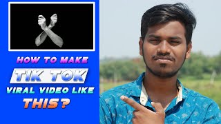 tiktok new trend name art video ||how to make tik tok viral video||tiktok trend new video in telugu