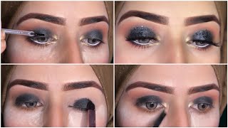 Ap Sbka Dil sy Shukria..🙏Smoky Glittery Eye Makeup tutorial||Amara Javed