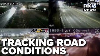 LIVE: ROAD CONDITIONS ACROSS MARYLAND