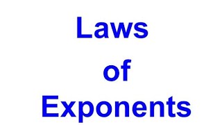 Laws of Exponents||Mohsin Bashir||Law of indices||Laws of power