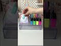 yeni organizerimi düzenliyoruz stationery organizer